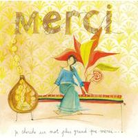 Carte Anne-Sophie Rutsaert - Merci Je cherche un mot plus grand que merci... - 14x14 cm